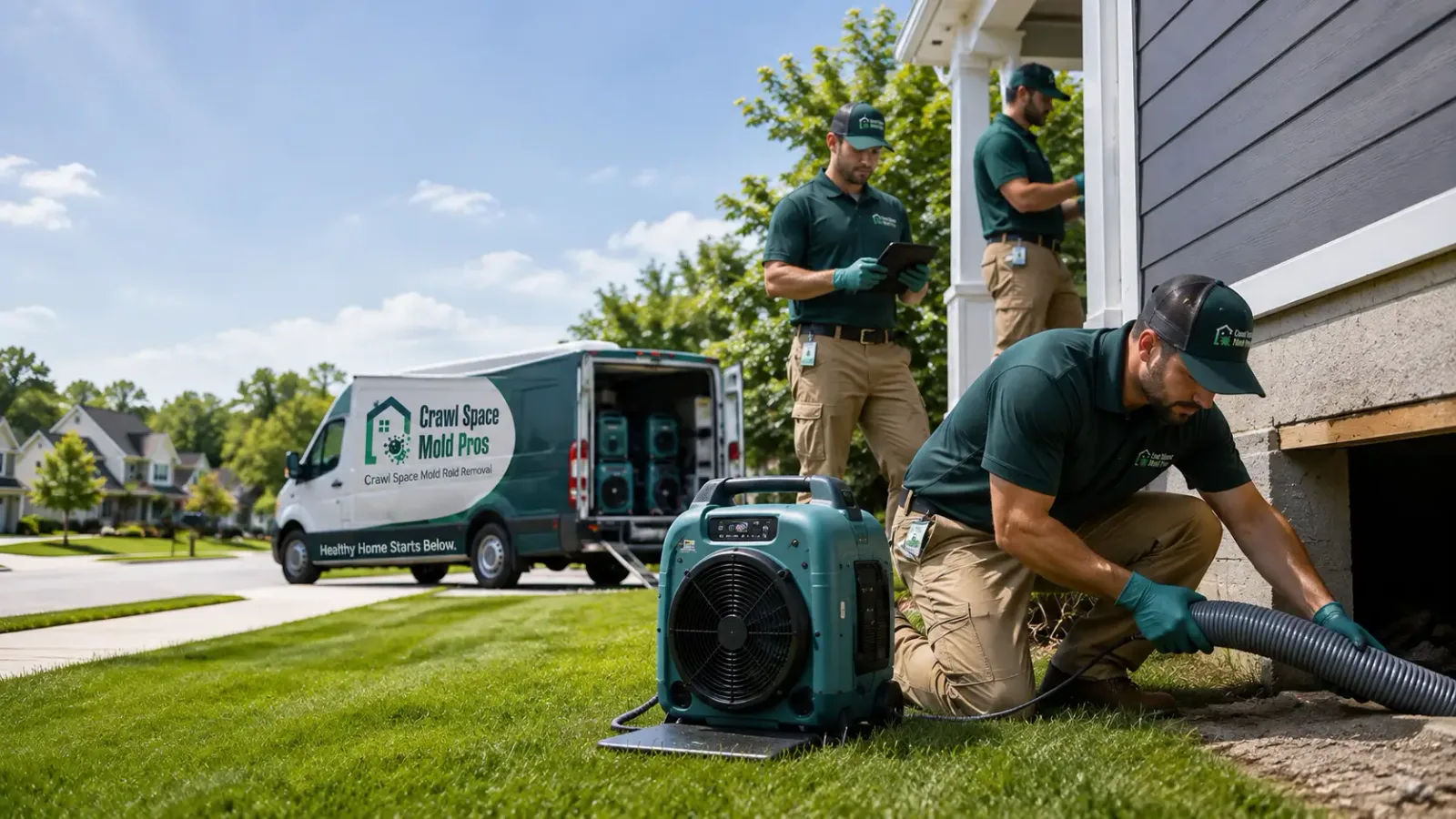 Crawl Space Mold Removal in Fox Lake, IL